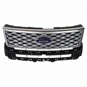 Radiator grill grill Ford Explorer 16-17 rest, with emblem, scratch