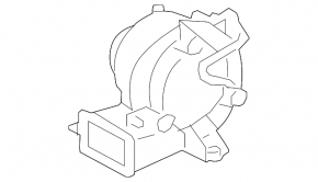Right cooling fan for Lexus NX300h 15-21