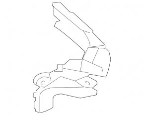 Rear bumper mount under the right light Jaguar F-Pace X761 17-