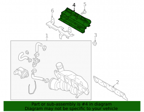 Exhaust manifold protection VW CC 08-17
