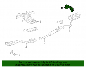 Lexus IS200 IS300 99-05 Exhaust System Mount