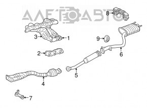 Lexus IS200 IS300 99-05 Exhaust System Mount