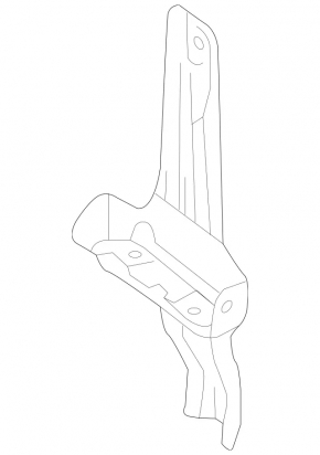 Mercedes GLA 14-20 rear battery bracket