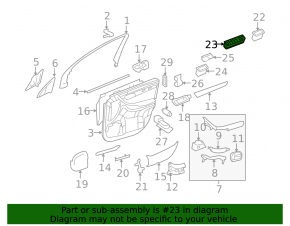 Front left window lift control for Mercedes R-class W251 06-13