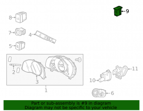 Light sensor Honda Accord 13-17