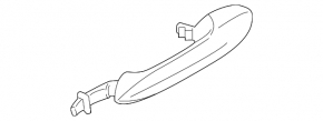Door handle outer front right BMW X3 G01 18-21 keyless