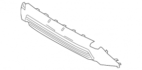 Lower front bumper grille for Toyota Rav4 19-20 USA built, Adventure