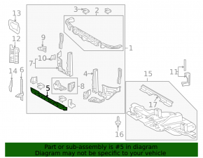 TV lower bar Toyota Sequoia 08-16