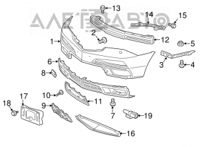 Acura MDX 07-13 Front Bumper Reinforcement