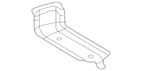 Lower battery mount for Lexus UX250h UX300h 19-26 small