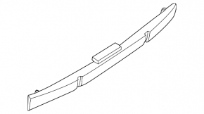 Rear Bumper Absorber Nissan Maxima A36 16-18 prerest