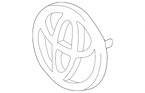 Toyota Highlander 08-13 Grille Emblem