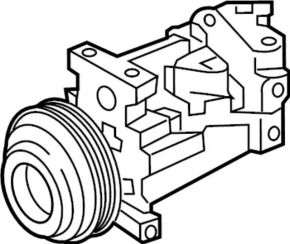 Infiniti QX50 19-20 air conditioning compressor