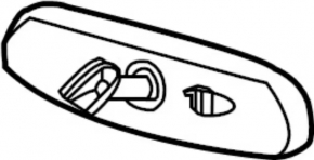 Nissan Rogue Sport 17-19 Interior Mirror Empty