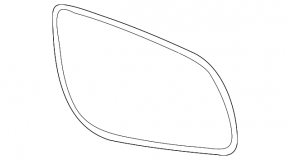 Left mirror element for Nissan Murano z50 03-07