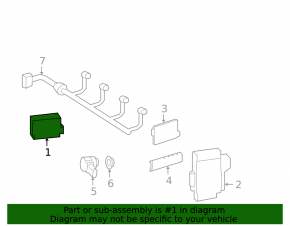 Rear proximity sensor Mercedes GLC 16-22