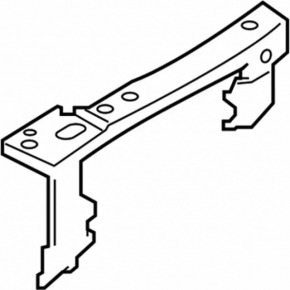 Front right fender bracket for Ford Edge 15-24