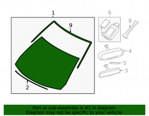 Windshield Mazda CX-5 16-16