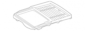 Mercedes W221 sunroof assembly