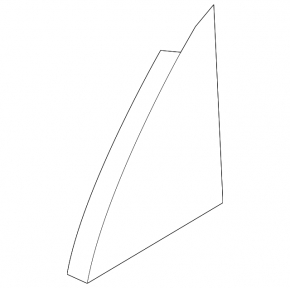 Triangle door plug outer front left Volvo XC60 18-23