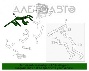 Gearbox Cooler Tubes Toyota Highlander 20-22 3.5