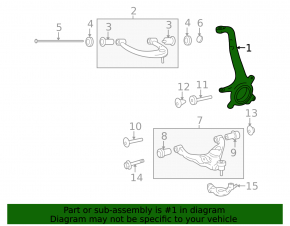 Front right axle shaft for Lexus GX460 10-23