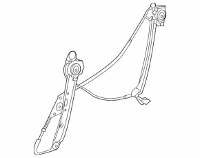 Front right window lift mechanism for BMW 1 E82 08-13