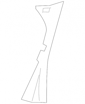 Rear right wing bracket BMW X5 F15 14-18