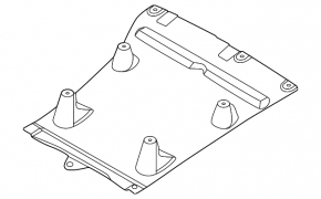 Rear bumper center guard for BMW 7 G70 23-25 i7