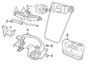 Wheel spanner Fiat 500 12-18