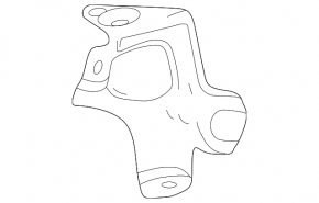 Front right fender bracket Chevrolet Cruze 11-16