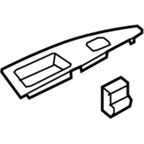 Rear right window lift control trim Ford Fusion mk5 13-20 structure