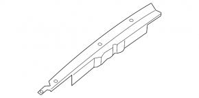 Left hood-wing seal for Ford Fusion mk5 13-20