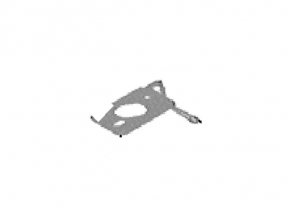 Rear left muffler bracket Lincoln MKC 15-19 without rubber