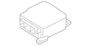 SRS airbag module, airbag computer, Nissan Murano z50 03-06