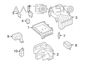 ECU engine computer VW Jetta 11-11 USA