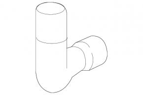 Lower cooling pipe Honda CRV 17-19 2.4