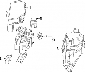 Infiniti Q50 14-small underhood fuse box
