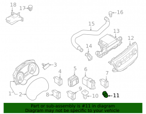 Start-stop button Nissan Sentra 13-19