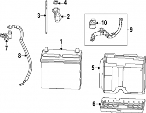 Honda CRV 23-26 HEV Battery Tray