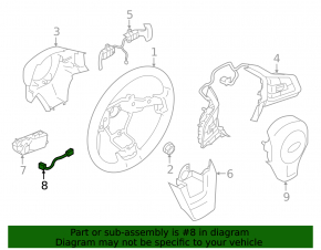 Subaru Forester 25-26 steering wheel wiring