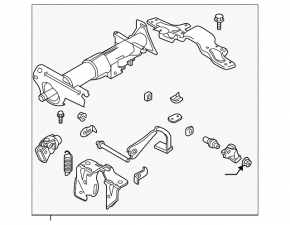 Steering column Infiniti FX35 FX45 03-06