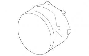 Fog lamp left PTF Ford Focus mk3 11-14 prerest VALEO