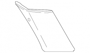 Rear pillar trim front window right BMW X3 G01 18-21 black