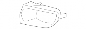 Fog light frame left Toyota Avalon 05-07