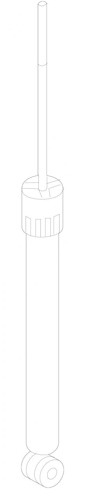 Rear left shock absorber Honda HR-V 16-22