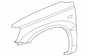 Front right wing Toyota Highlander 01-07