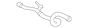 Cooling pipe BMW 7 16-22 4.4 N63M30 B7