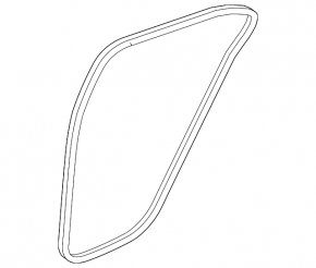 Door Seal Rear Left Acura TLX 15-