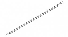 Kia EV6 22-26 black door-glass molding, center rear right